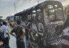 Fire In A City Bus Full Of Passengers In Lucknow, The Driver's Promptness Saved Everyone's Life