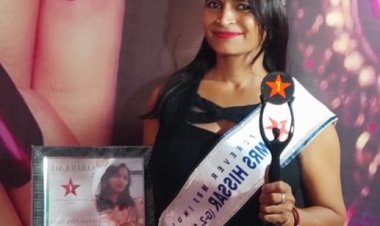 Mrs. India 2022 Kiran City Winner from Hisar, Haryana