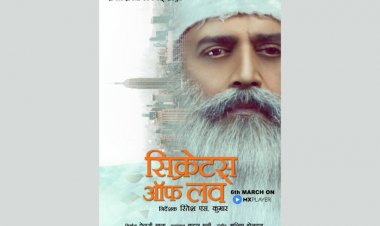 Osho Rajneesh biopic “Secrets of Love” directed by Ritesh S Kumar to release on MX Player on 6th March