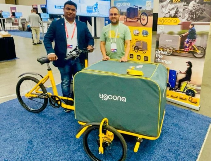 Dassault Systèmes 3DEXPERIENCE Lab | Open Fugal Innovation Community backed Tigoona Revolutionizes Last-Mile Mobility for Indian Street Vendors at 3DEXPERIENCE World 2024 in Dallas USA