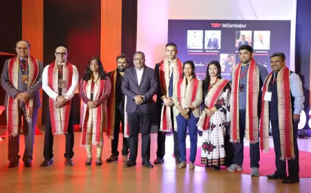 Diverse Array of Leaders Share Success Mantras at TEDx IIM Sambalpur Event
